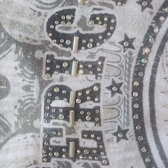 American Cowgirl Floral Graphic Tee - White and Pink Size M - Picture 8 of 11